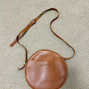 Portland Leather Tan Circle Bag